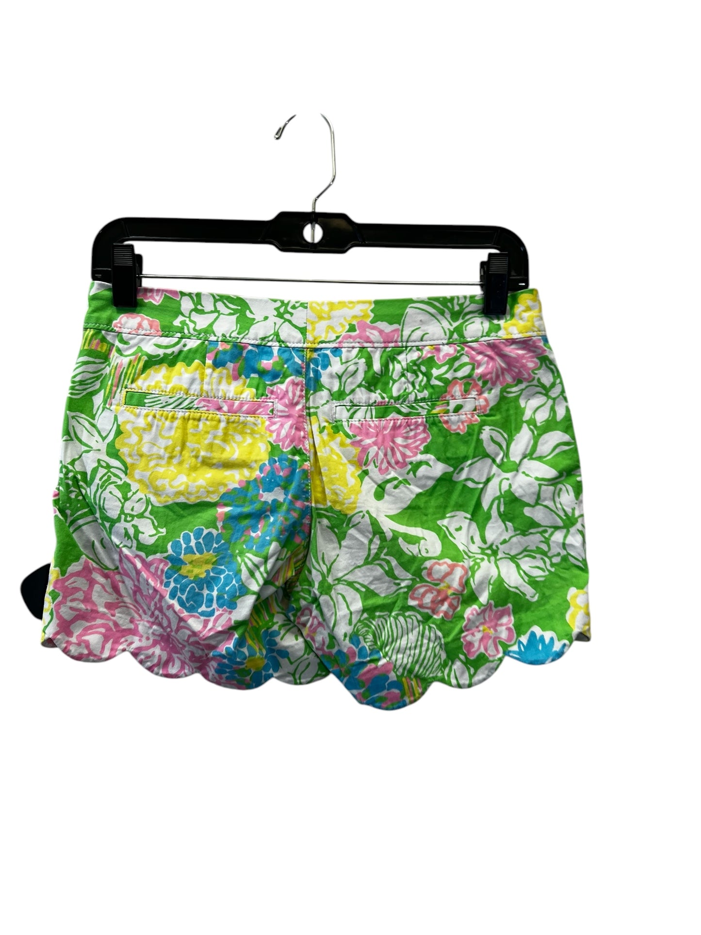 Shorts By Lilly Pulitzer In Green & Pink, Size: Xxs