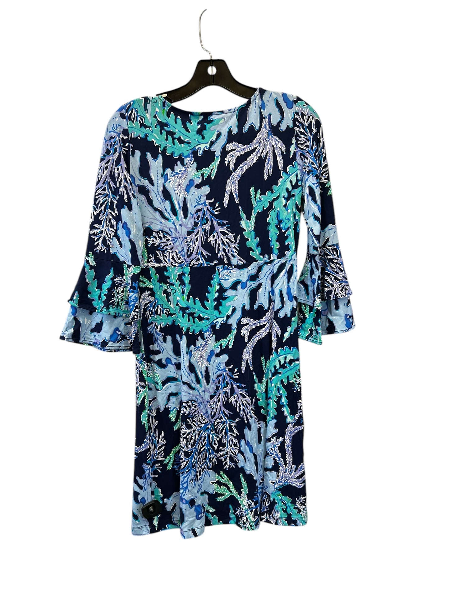 Dress Casual Midi By Lilly Pulitzer In Blue & Green, Size: S