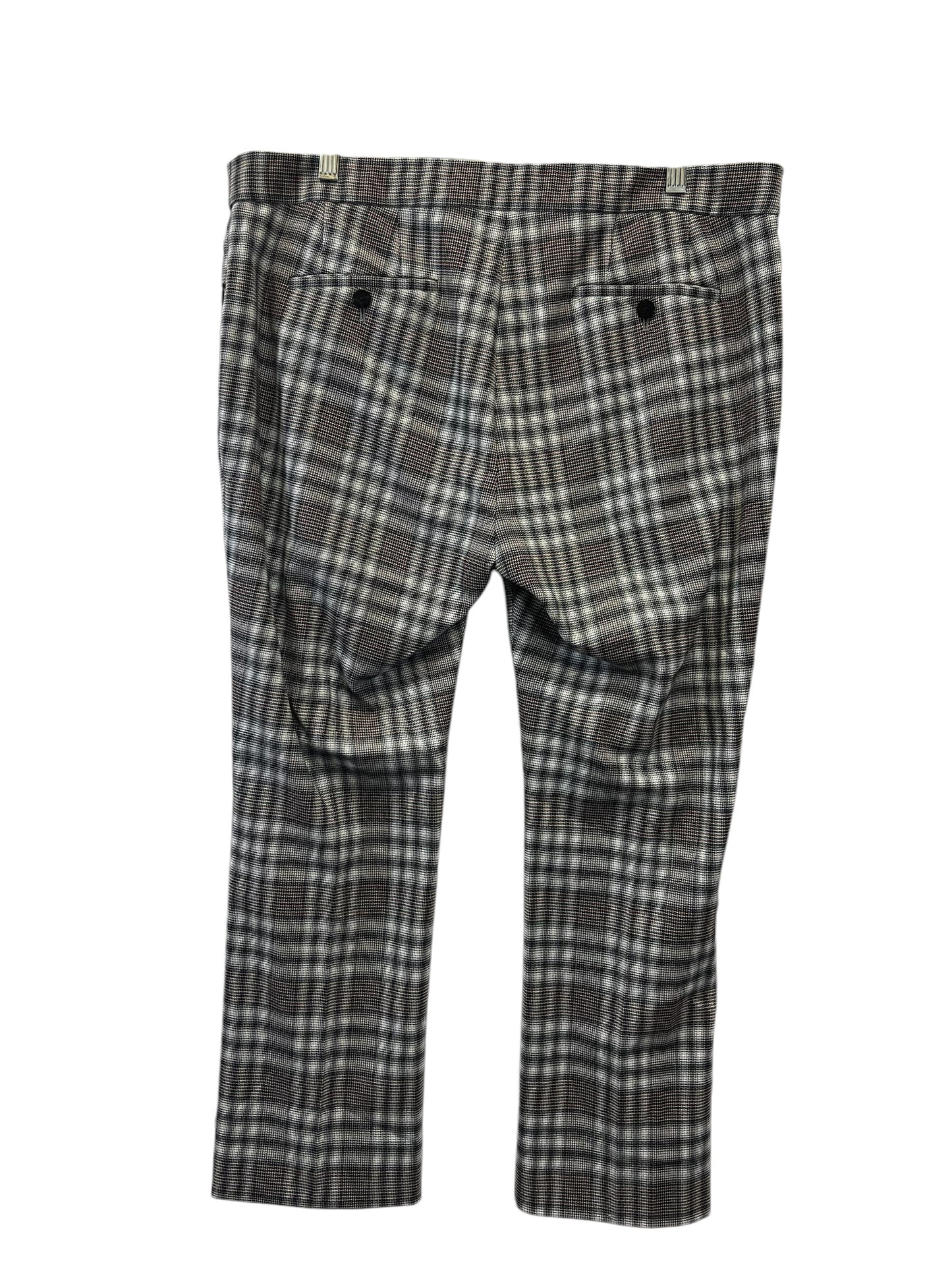 Pants Designer By Hugo Boss In Plaid Pattern, Size: 12