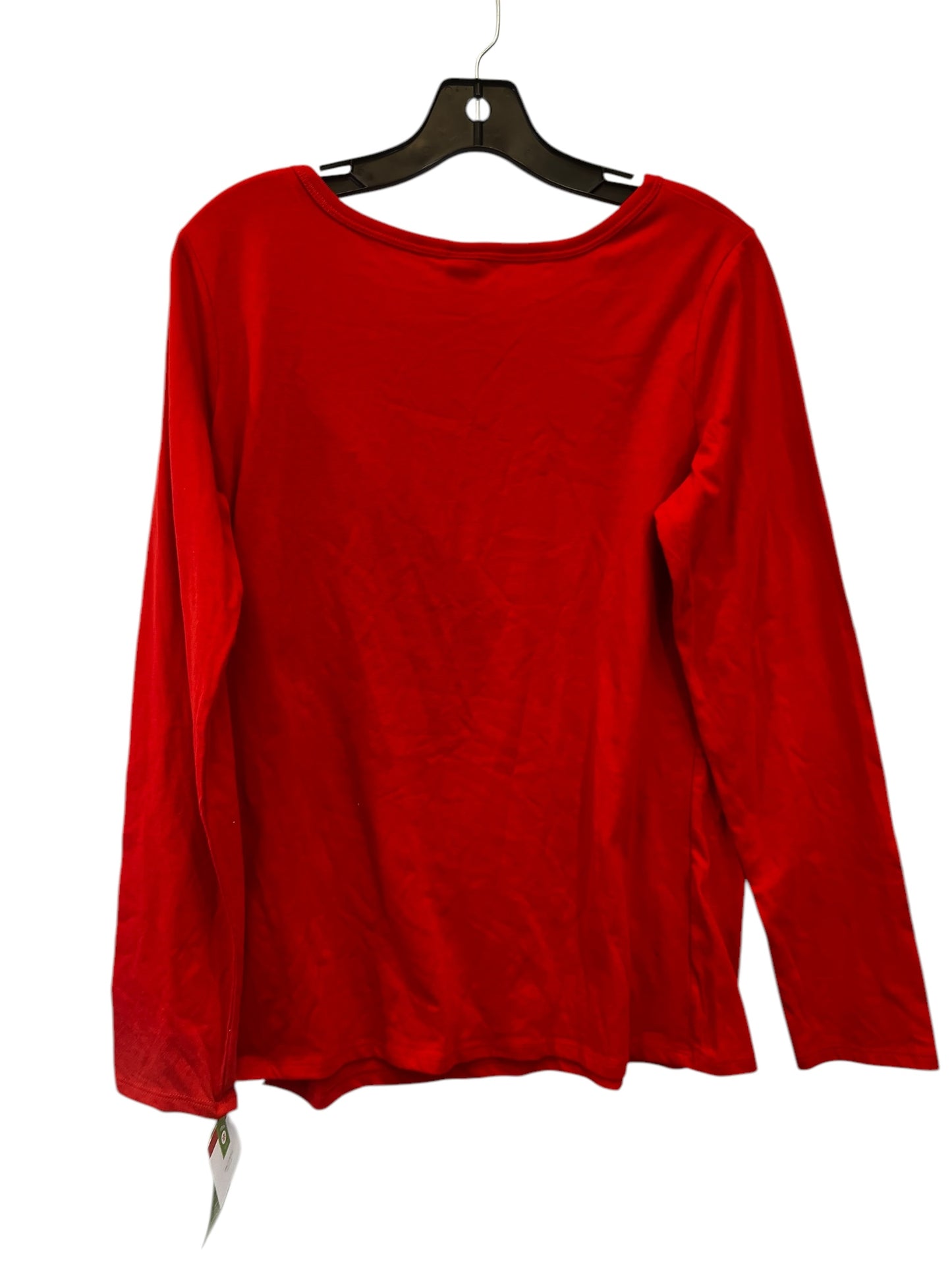 Top Long Sleeve By Mama Bear In Red, Size: Xl