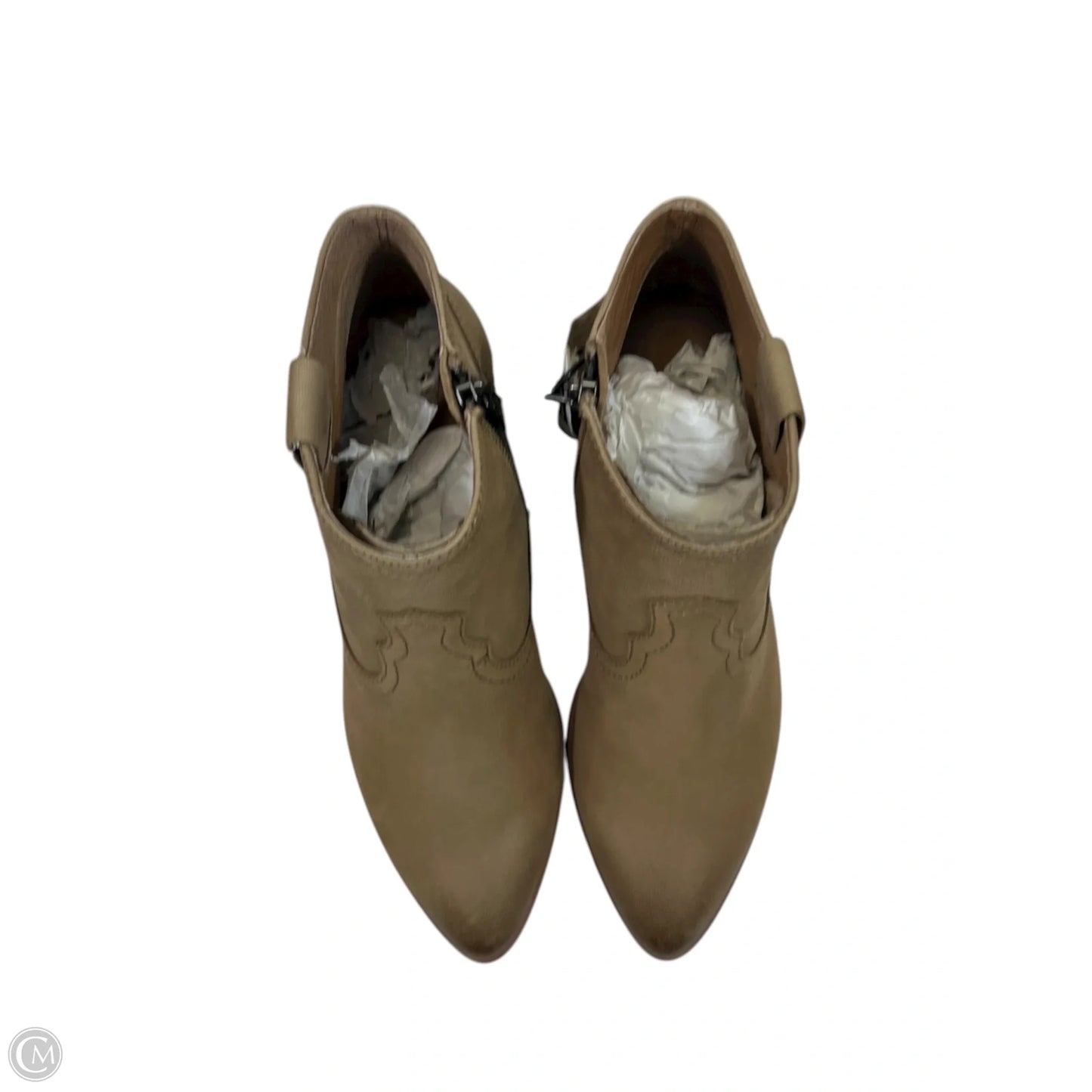 Boots Designer By Frye In Tan, Size: 5.5