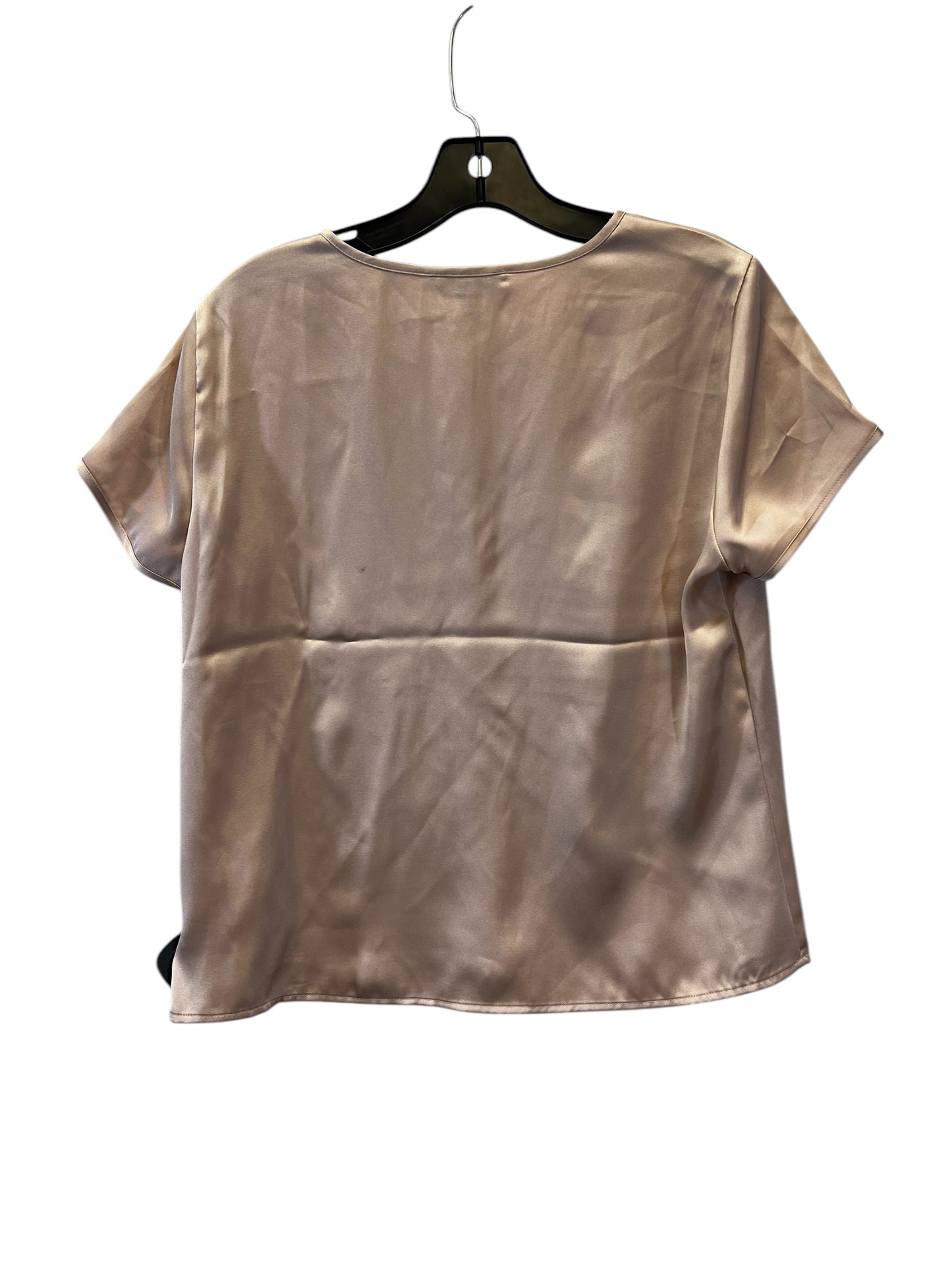 Top Short Sleeve By Express In Peach, Size: S