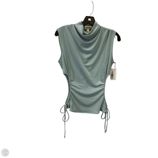 Top Sleeveless By Open Edit In Blue & Green, Size: S