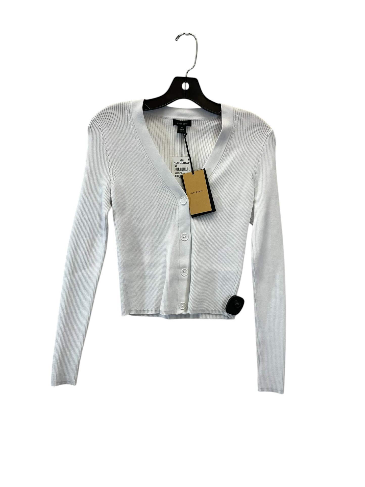 Cardigan By Halogen In White, Size: Xs