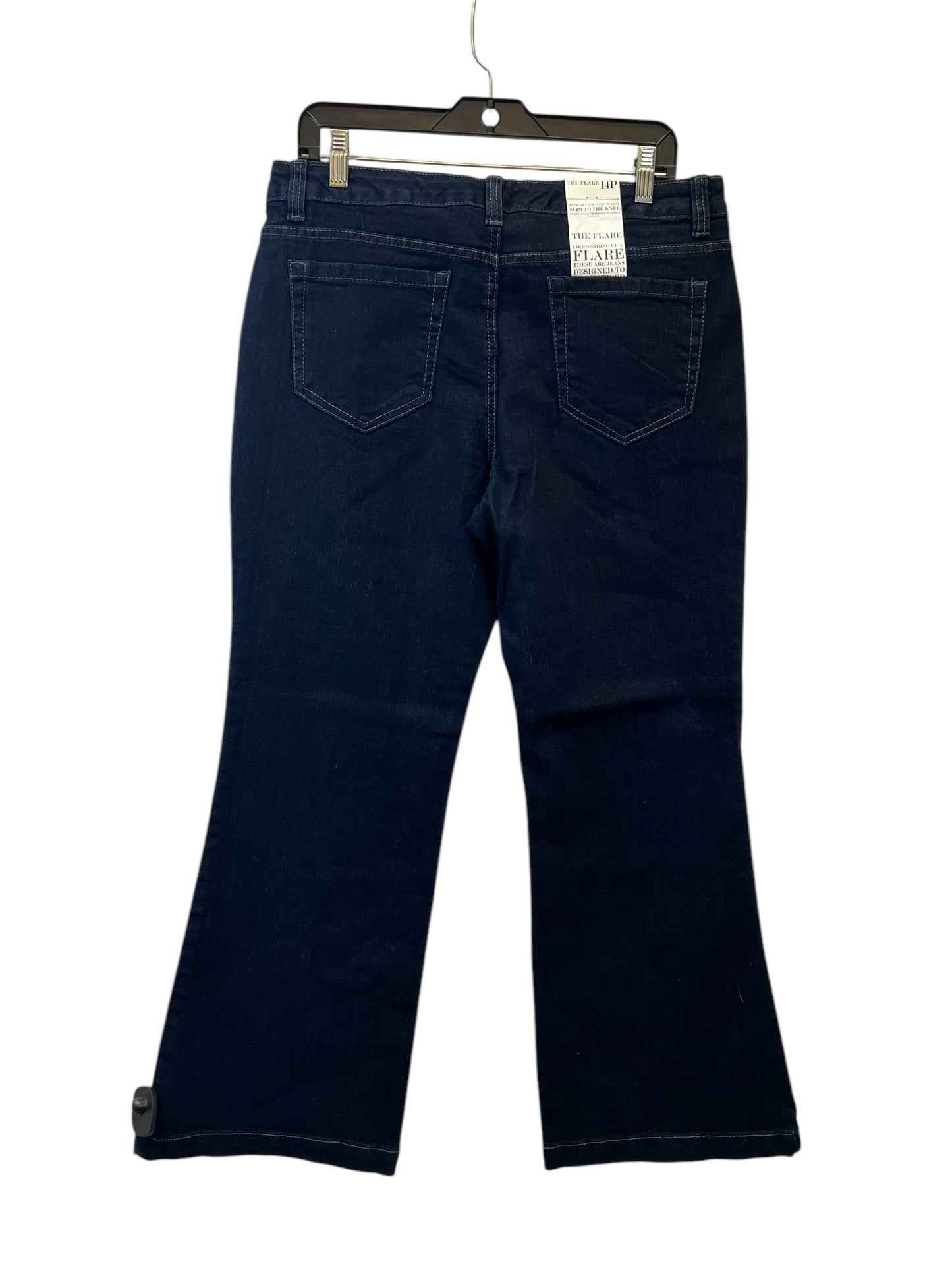 Jeans Flared By Style And Company In Blue Denim, Size: 14p