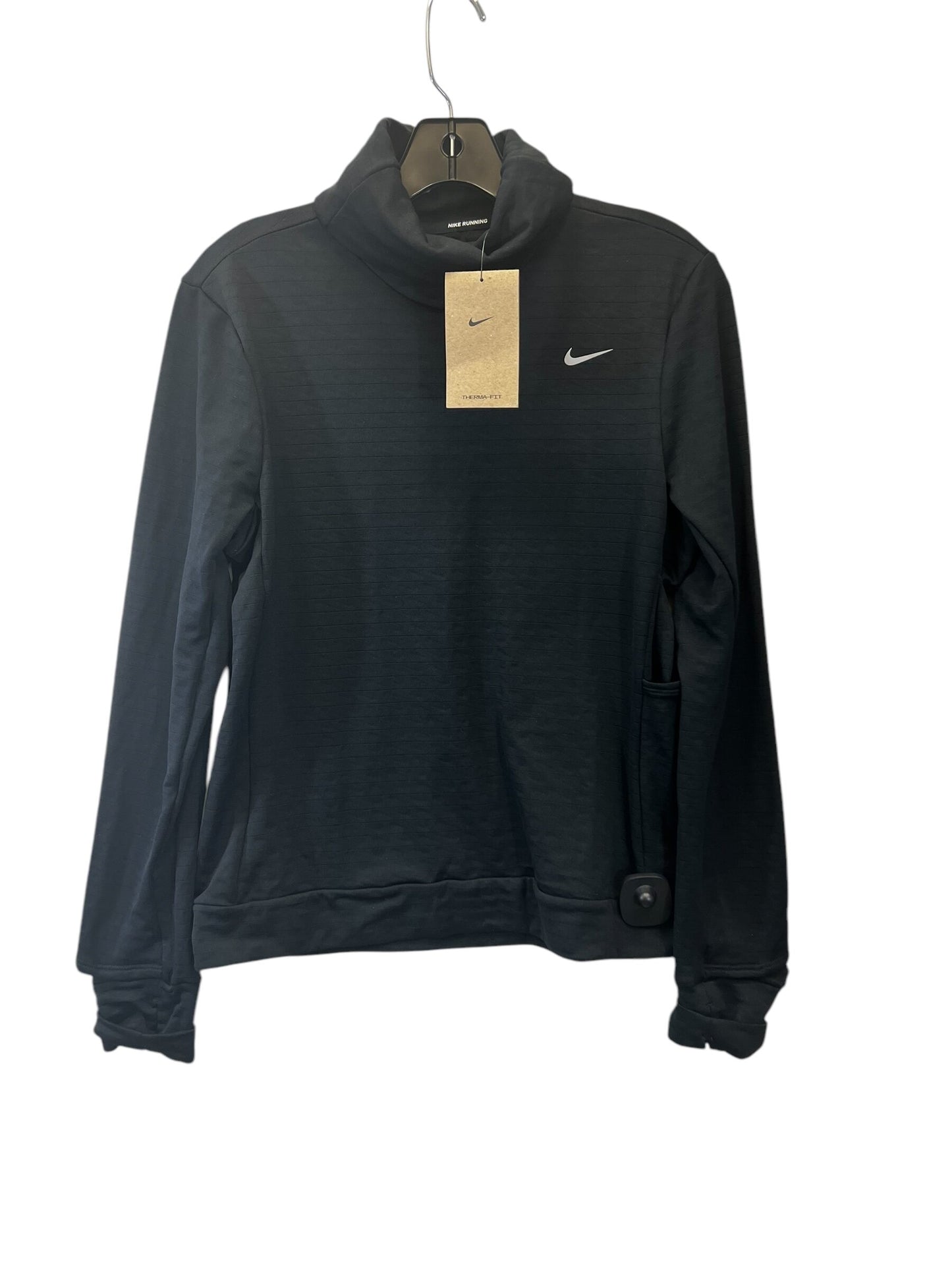 Athletic Top Long Sleeve Collar By Nike  Size: S