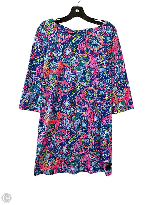 Dress Casual Midi By Lilly Pulitzer In Blue & Green, Size: S