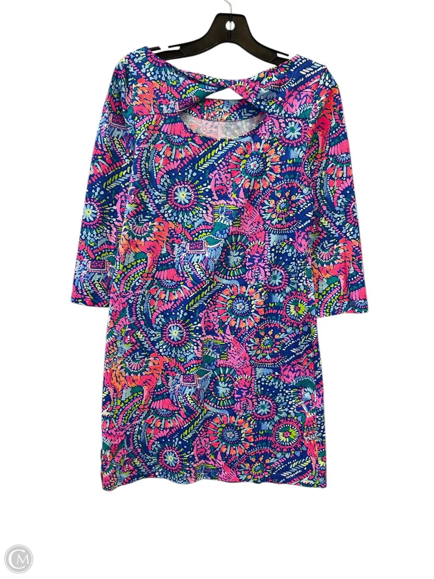 Dress Casual Midi By Lilly Pulitzer In Blue & Green, Size: S