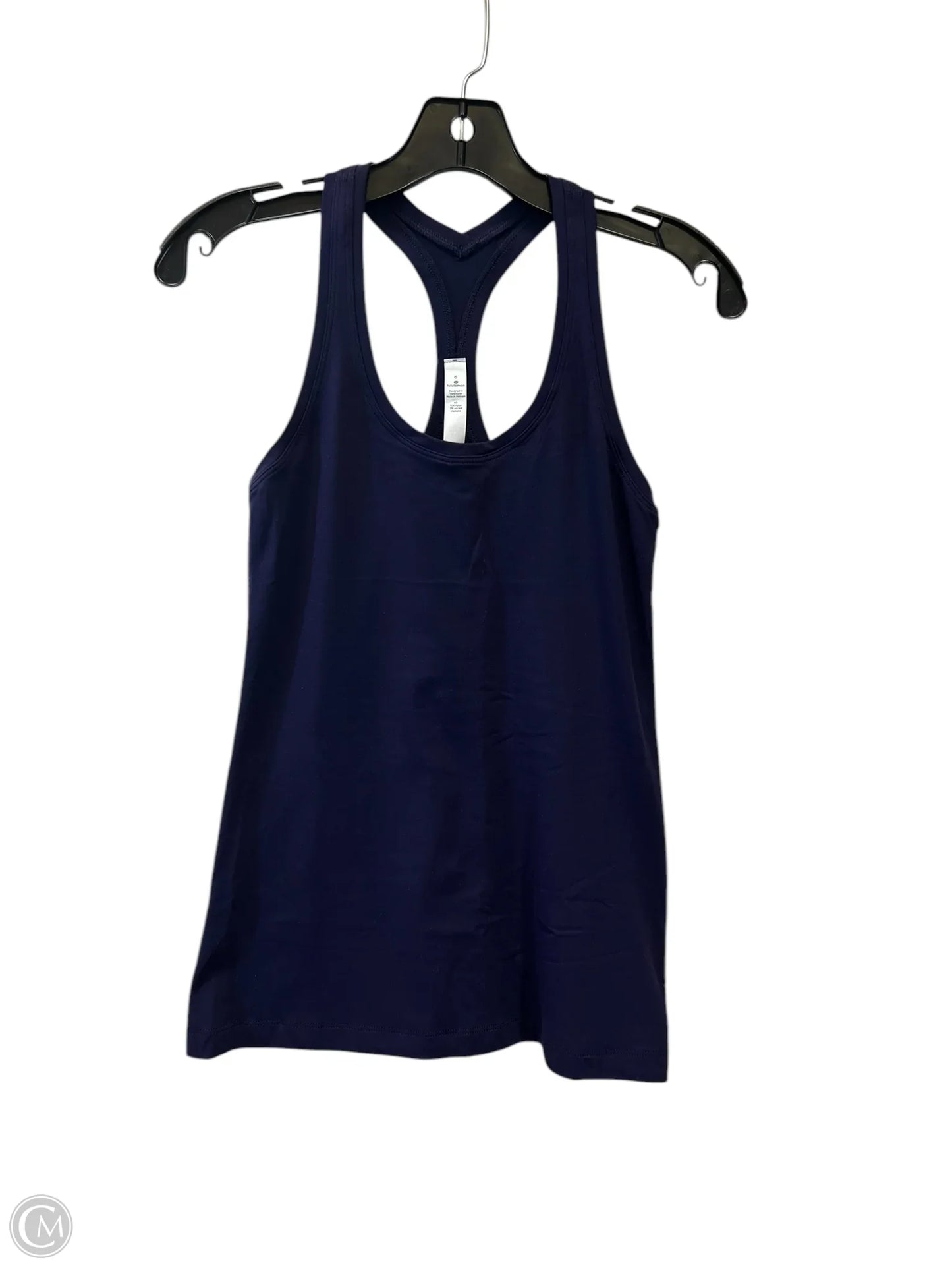 Athletic Tank Top By Lululemon In Navy, Size: 6