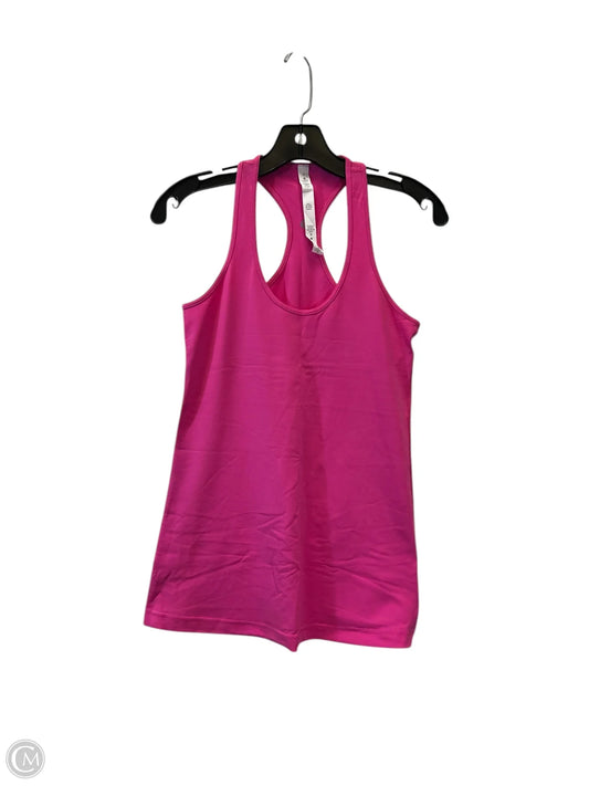 Athletic Tank Top By Lululemon In Pink, Size: 8