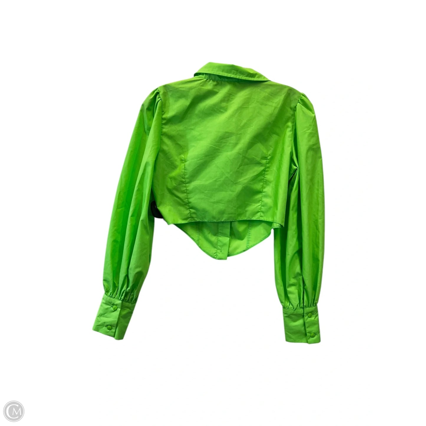Top Long Sleeve By River Island In Green, Size: S
