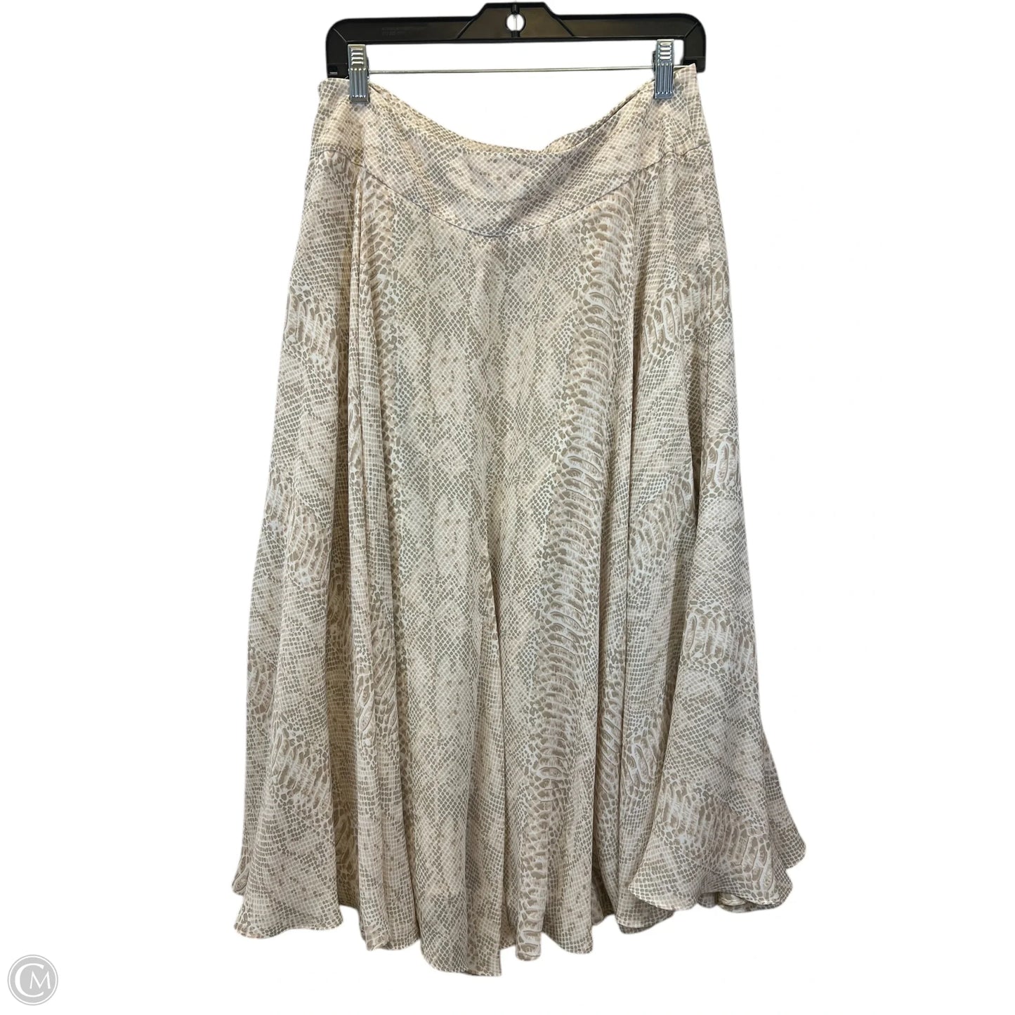 Skirt Maxi By Ann Taylor In Snakeskin Print, Size: M