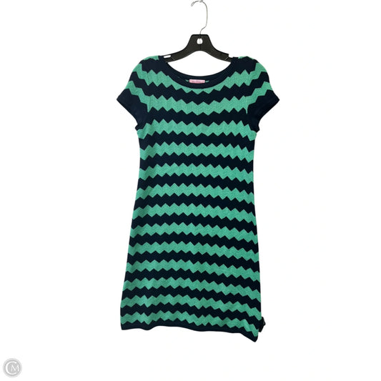Dress Casual Midi By Lilly Pulitzer In Blue & Green, Size: S