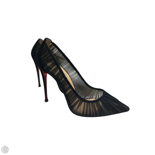 Shoes Luxury Designer By Christian Louboutin In Black, Size: 8