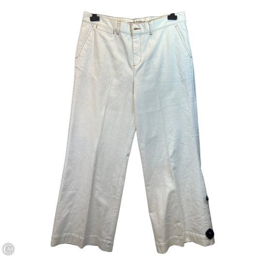 Jeans Wide Leg By Ralph Lauren In Cream, Size: 16