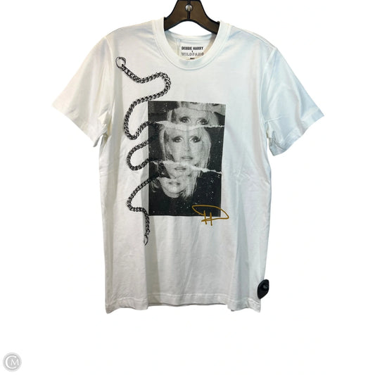 Top Short Sleeve Basic By Wildfang In Black & White, Size: S