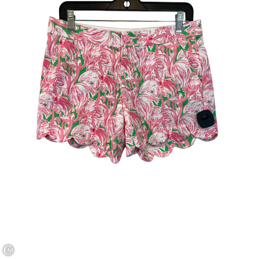 Shorts By Lilly Pulitzer In Green & Pink, Size: 4