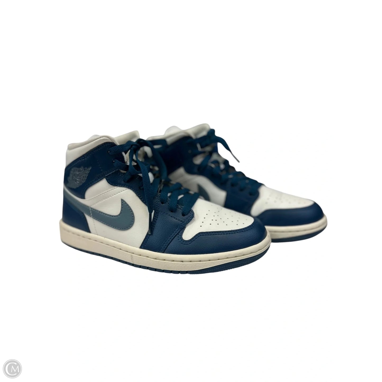 Shoes Sneakers By Jordan In Blue & White, Size: 8