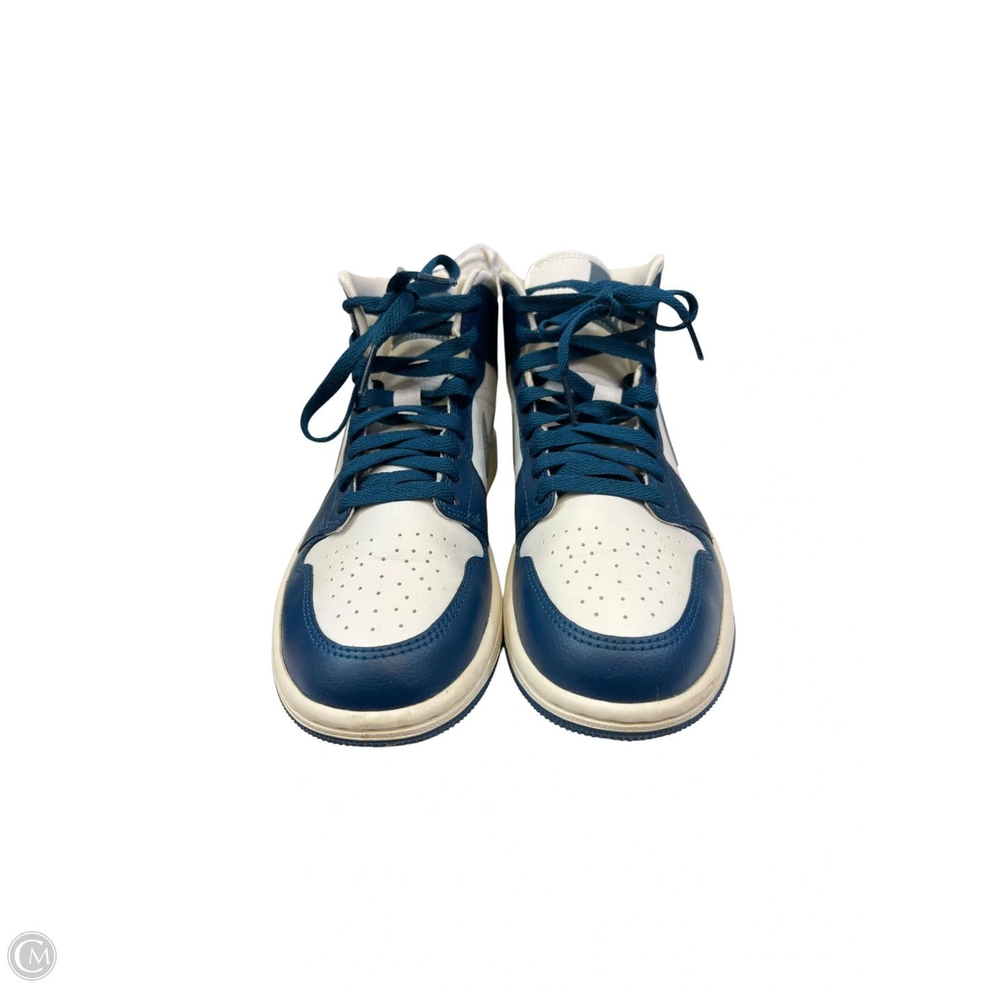 Shoes Sneakers By Jordan In Blue & White, Size: 8