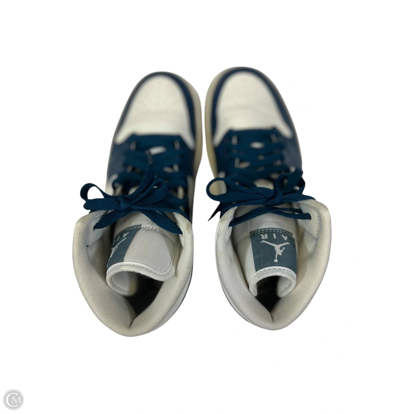 Shoes Sneakers By Jordan In Blue & White, Size: 8