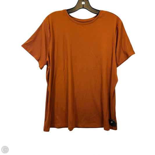 Top Short Sleeve By Nine West In Black & White, Size: Xxl
