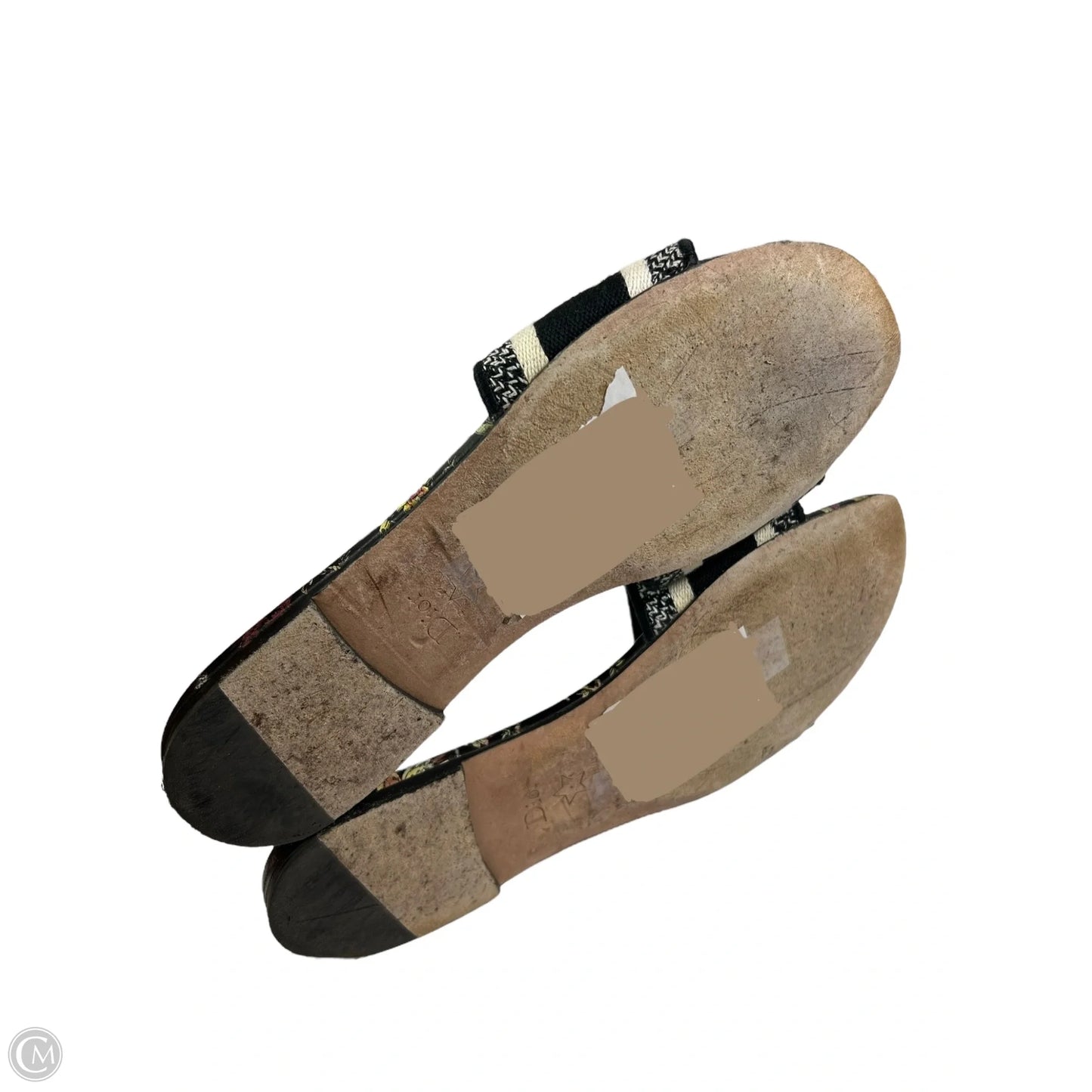 Sandals Luxury Designer By Dior In Floral Print, Size: 8