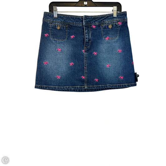 Skirt Mini & Short By Lilly Pulitzer In Blue & Pink, Size: 6