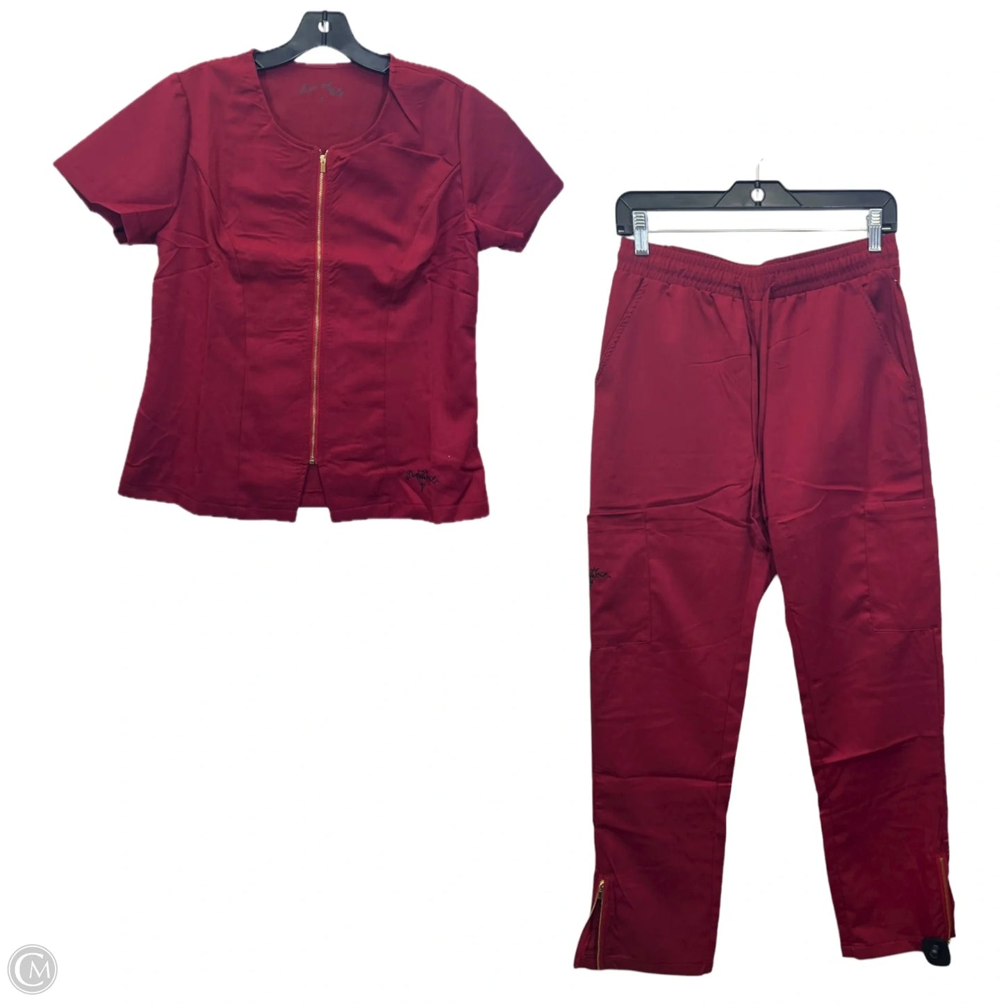 Pants Set 2pc By Danni Monet’s In Red, Size: Xl