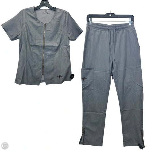 Pants Set 2pc By Danni Monet In Grey, Size: L