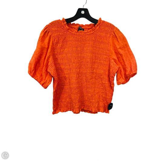 Top Short Sleeve By J. Crew In Orange, Size: Xl