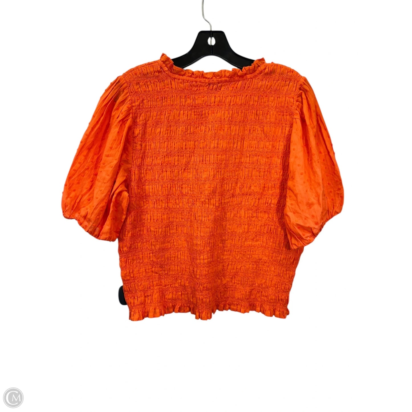 Top Short Sleeve By J. Crew In Orange, Size: Xl