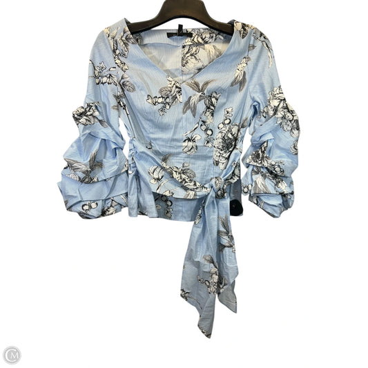 Top Long Sleeve By White House Black Market In Striped Pattern, Size: S