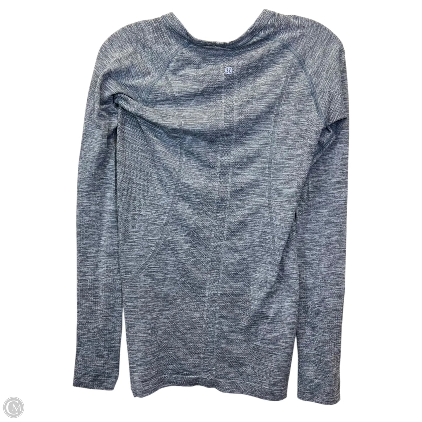 Athletic Top Long Sleeve Crewneck By Lululemon In Grey, Size: 6