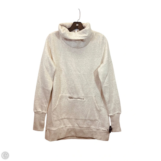 Athletic Sweatshirt Collar By Fabletics In Cream, Size: L