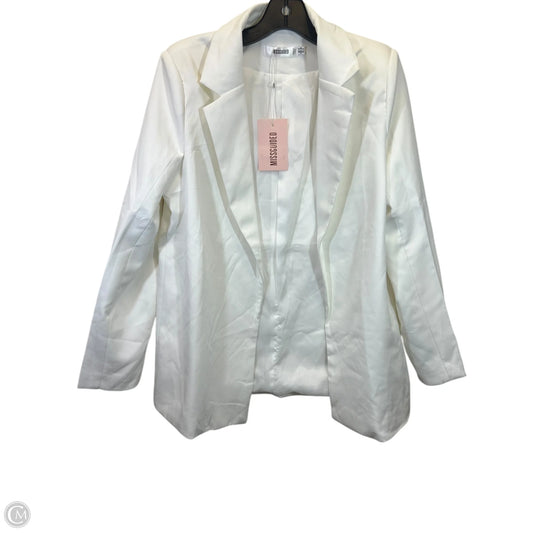 Blazer By Missguided In White, Size: 4