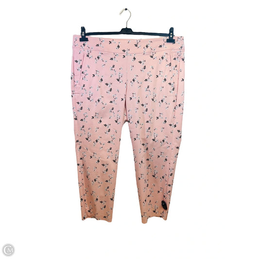 Pants Cropped By Lane Bryant In Pink, Size: 22