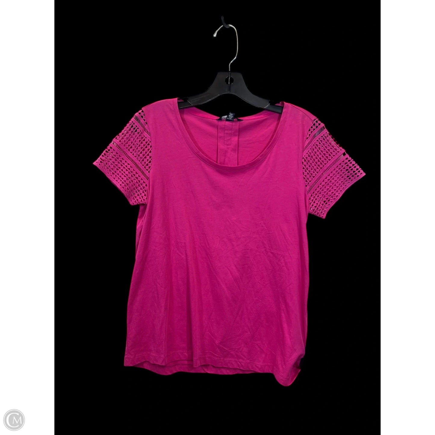 Top Short Sleeve By Lands End In Pink, Size: Xs