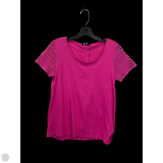 Top Short Sleeve By Lands End In Pink, Size: Xs