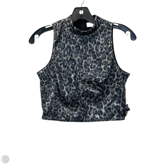 Top Sleeveless By Michael By Michael Kors In Animal Print, Size: Xs