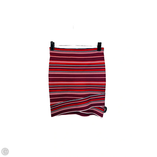 Skirt Designer By Bcbgmaxazria In Striped Pattern, Size: S