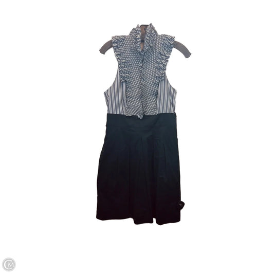 Dress Designer By Bcbgmaxazria In Black & Grey, Size: M