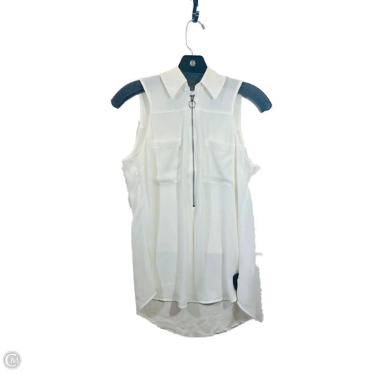 Top Sleeveless By Express In Cream, Size: S