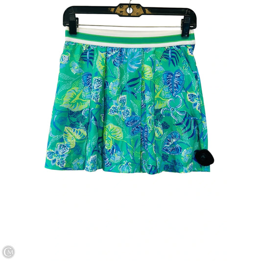 Athletic Skort By Lilly Pulitzer In Blue & Green, Size: Xs