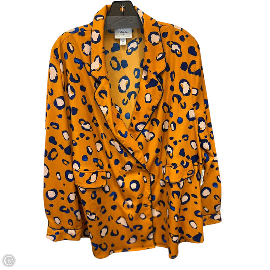 Top Long Sleeve Designer By Phillip Lim In Animal Print, Size: 2x