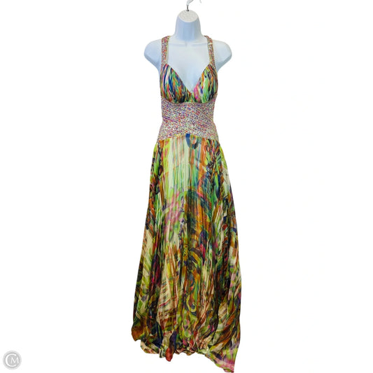Dress Designer By Jovani In Multi-colored, Size: M
