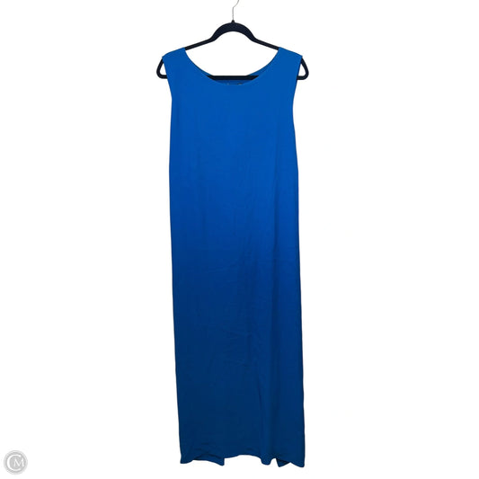 Dress Designer By Eileen Fisher In Blue, Size: 3x