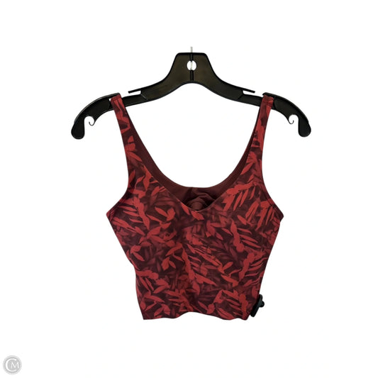 Athletic Bra By Lululemon In Red, Size: 6