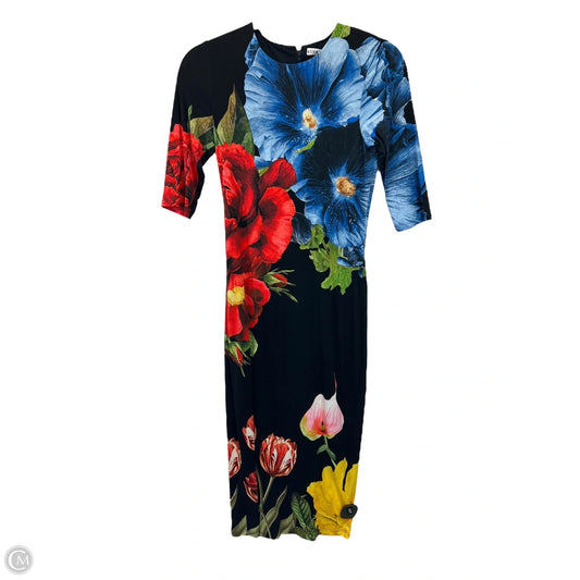 Dress Designer By Alice + Olivia In Floral Print, Size: Xs