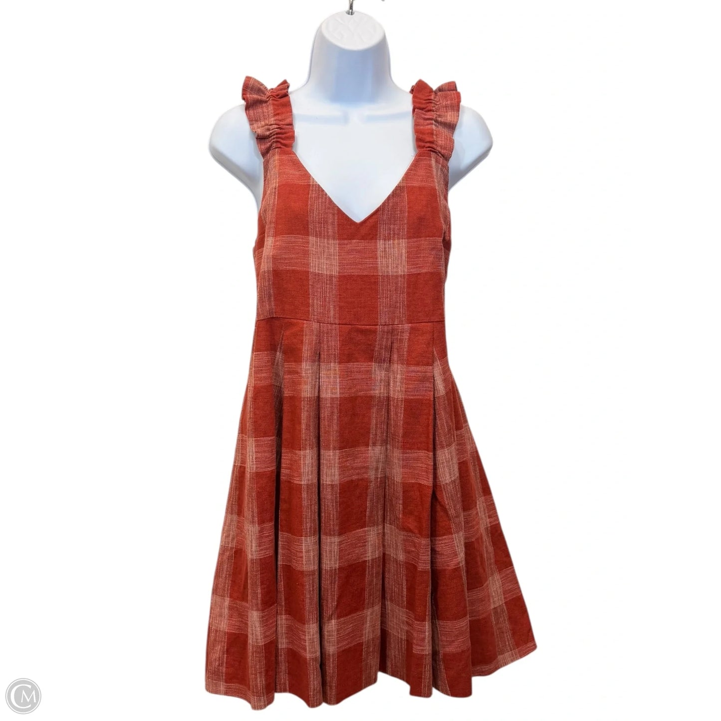 Dress Designer By Sezane In Orange, Size: M