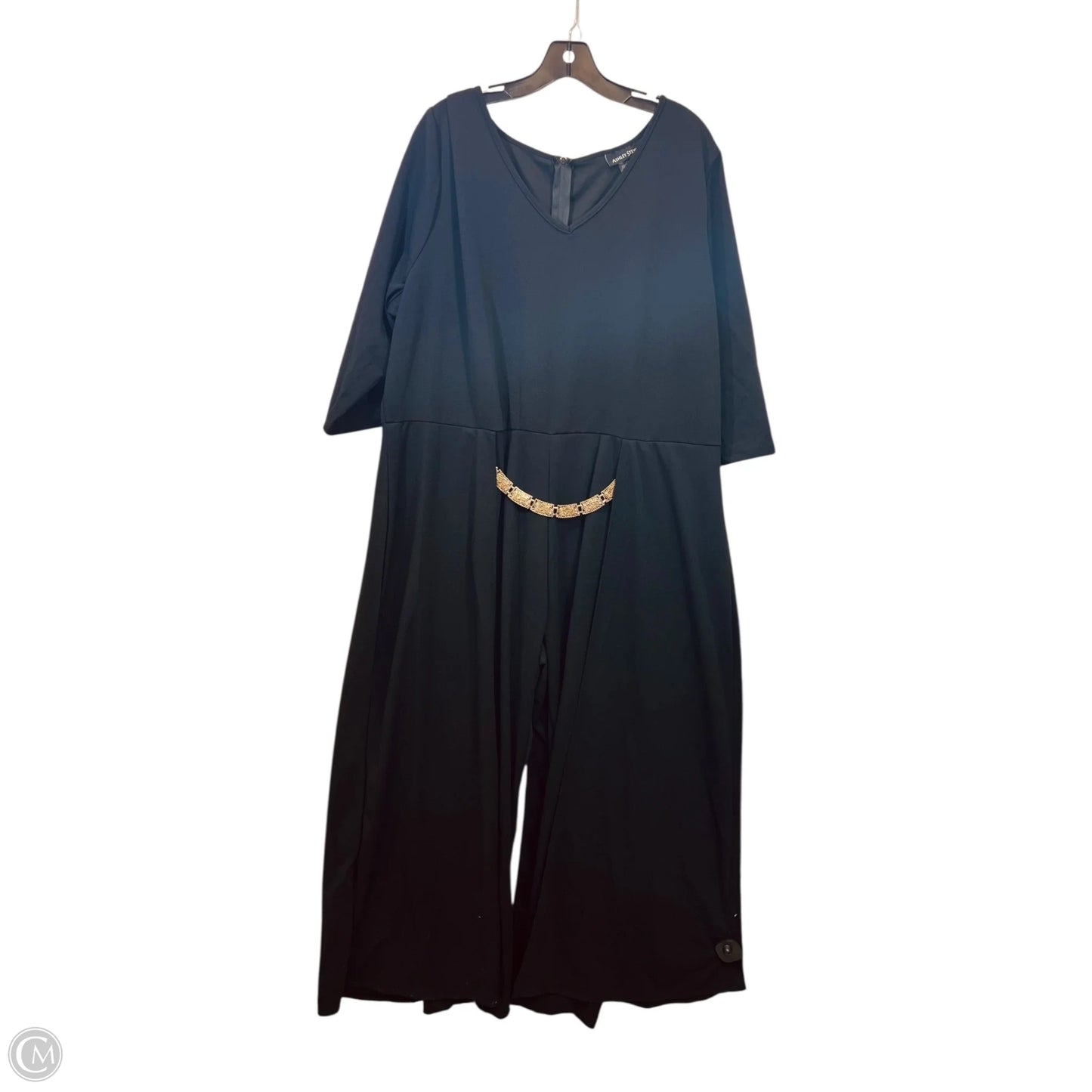 Jumpsuit By Ashley Stewart In Black, Size: 3x
